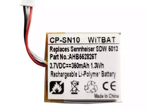 互換 ヘッドフォン バッテリー 対応 Sennheiser SDW 5013,SDW5014,SDW 5015,SDW 5016