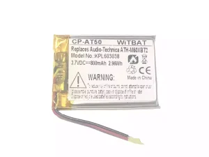 互換 ヘッドフォン バッテリー 対応 Audio-Technica ATH-M50XBT2,ATHM50XBT,ATH-DSR9BT,ATH-DSR7BT,ATH-SR6BT,ATH-SR5BT,SR5BTBK,SR5BTWH,ATH-AR3BT