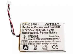 互換 ヘッドフォン バッテリー 対応 Corsair Void Pro RGB,Corsair Virtuoso RGB Wireless SE,VOID RGB ELITE Wireless