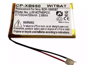 互換 ヘッドフォン バッテリー 対応 Sony MDR-XB650BT,DR-BTN200,MDR-XB950BT,MDR-XB950B1,WH-XB700,MDR-ZX330BT,MDR-ZX550BN,MDR-RF985R