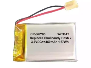 互換 ヘッドフォン バッテリー 対応 Skullcandy Hesh 2,Hesh 3,Hesh Evo,Hesh ANC