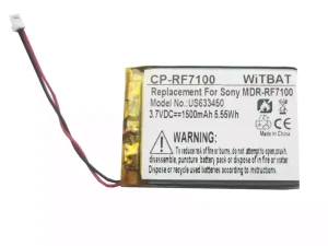 互換 ヘッドフォン バッテリー 対応 Sony BP-HP1200,MDR-DS7000,MDR-RF7000,MDR-RF7100 SL00131-1