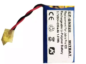 互換 ヘッドフォン バッテリー 対応 Jabra Pro 900,Pro 920,Pro 923,Pro 930,Pro 935,AHB512229PS