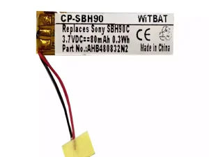 互換 ヘッドフォン バッテリー 対応 Sony SBH90C,SBH82D,AHB480832N2