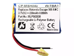 互換 ヘッドフォン バッテリー 対応 Motorola Escape 500 ANC,SH040,SH043,Escape 800 ANC