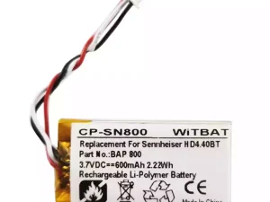 互換 ヘッドフォン バッテリー 対応 Sennheiser BAP 800,AHB571935PCT-03