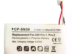 互換 ヘッドフォン バッテリー 対応 504374 for Sennheiser DW Pro1 DW Pro2, SD Pro1 SD Pro2,504374