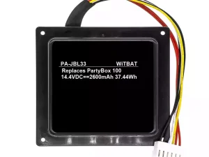 互換 スピーカー バッテリー 対応 JBL PartyBox 100,SUN-INTE-260