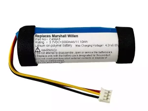 互換 スピーカー バッテリー 対応 Marshall Willen,C406A5