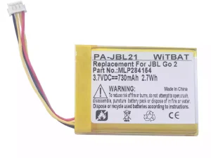 互換 スピーカー バッテリー 対応 JBL GO 2,MLP284154