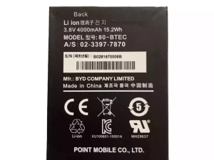 互換 バッテリー 対応 point mobile 80-BTEC